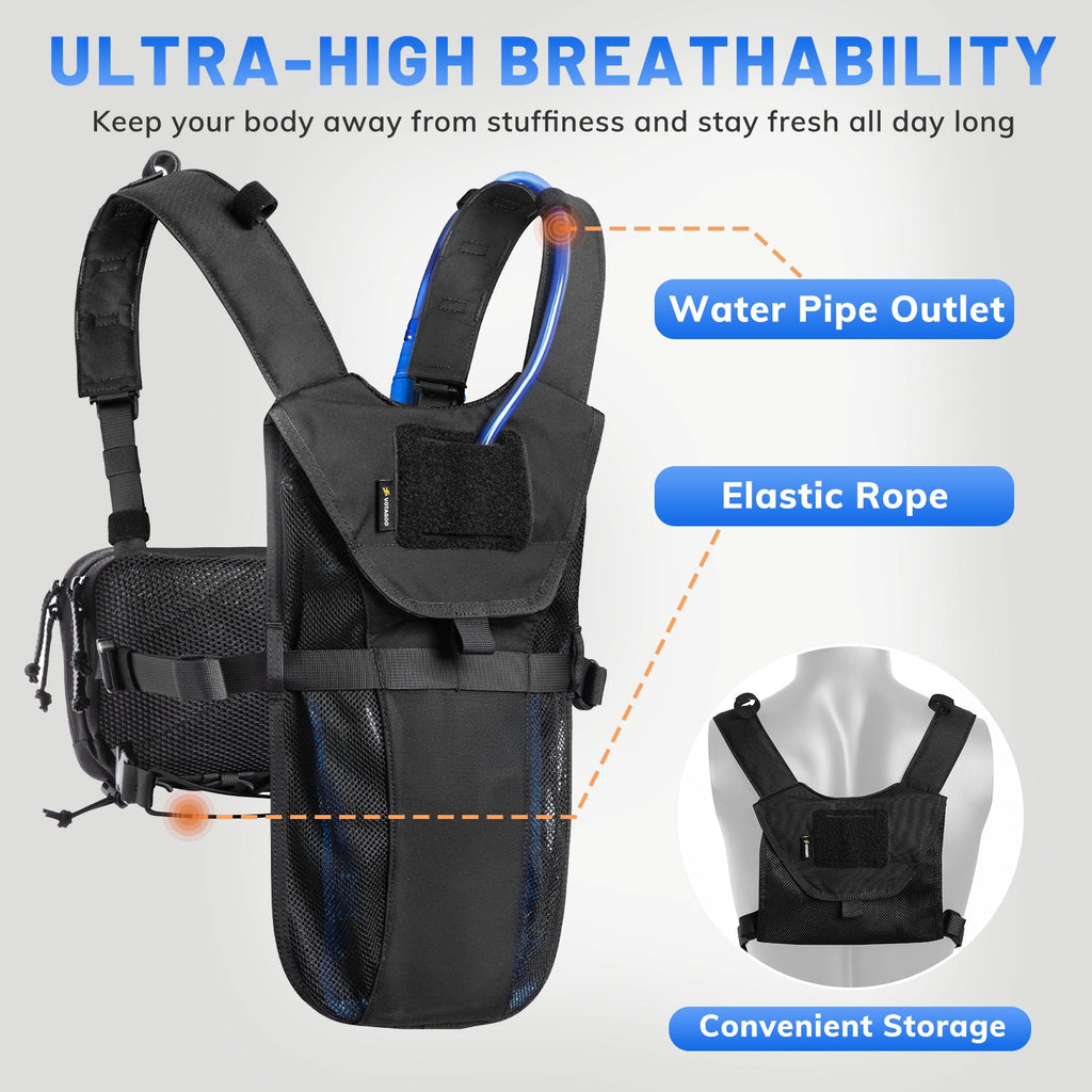 VOTAGOO® Lightweight Running Hydration Vest with 2L Water Bladder Bag