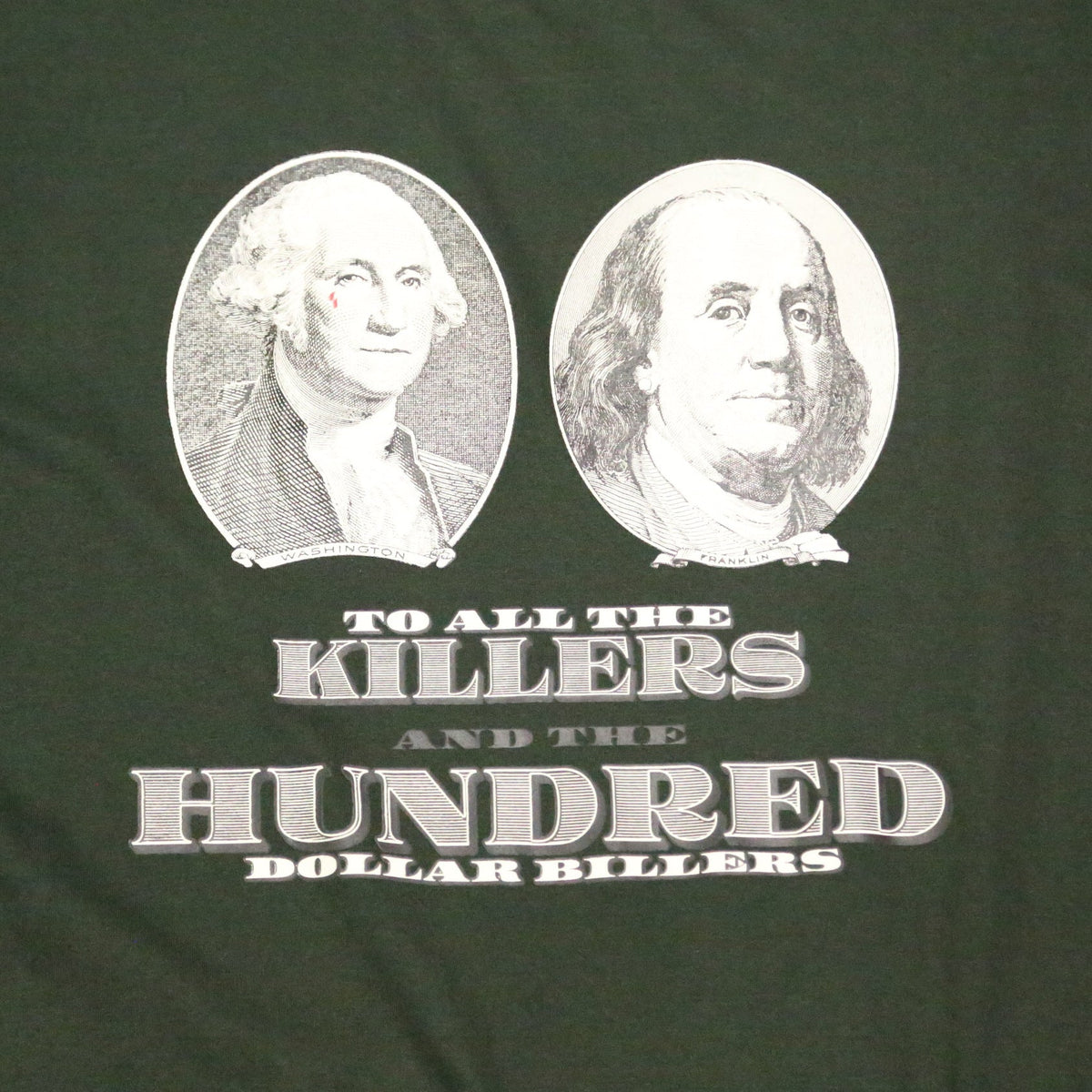 No Feelings T Shirt - Money Green
