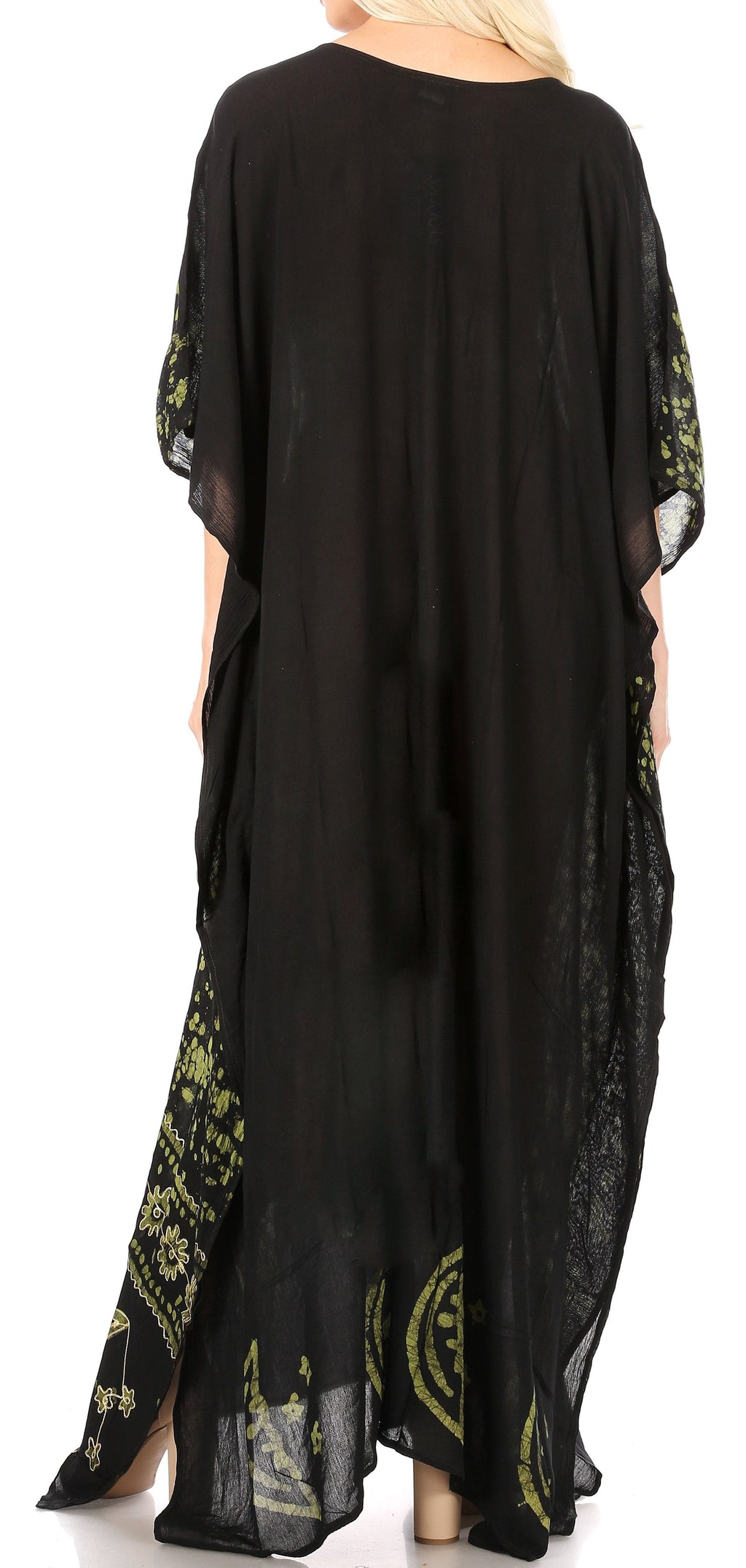 Sakkas Tacy Women's Boho Summer Maxi Dress for Casual or Lounge Wear