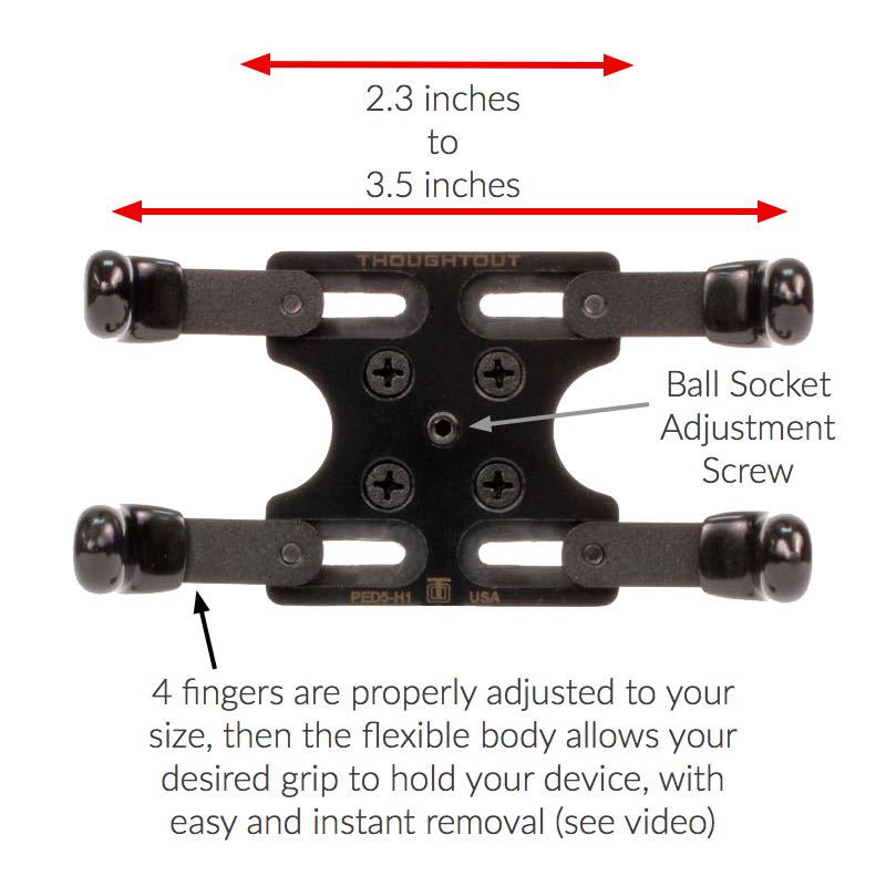 PED5 MOUNT iPhone Car Mount