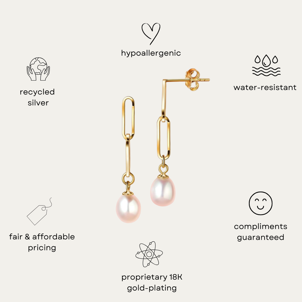 18K Gold Vermeil Silvie Earrings