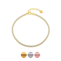 18K Gold-Vermeil Michelle Tennis Bracelet