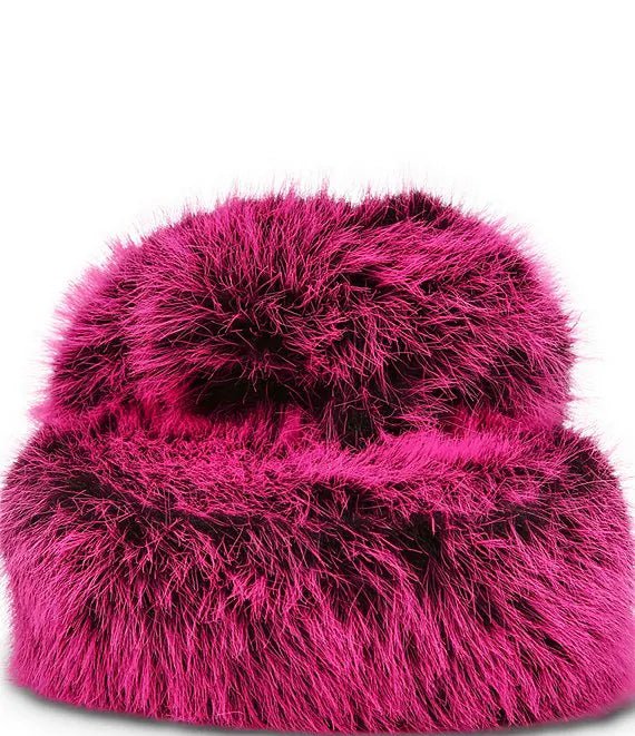 Steve Madden Fizzy Faux Fur Thong Slippers